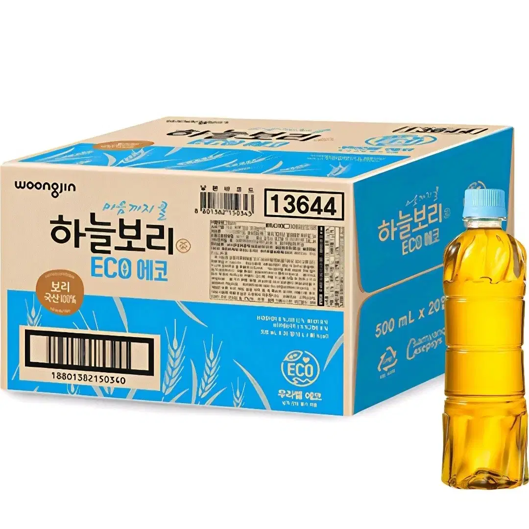 하늘보리 에코 무라벨, 500ml, 20개