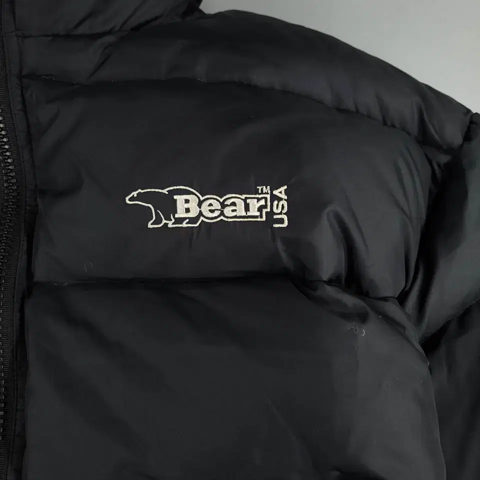 Bear USA 베어 90s 블랙 레드 리버시블 나일론 립스탑 푸퍼 폴리