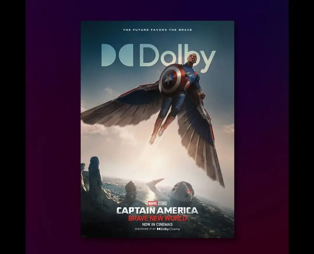 Captain America: The Winter Soldier new World Dolby Poster