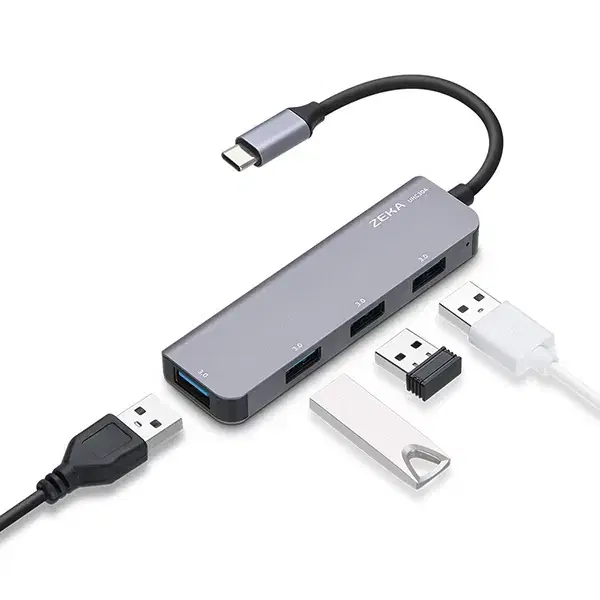 Type-C USB 3.0 4포트 알루미늄 허브