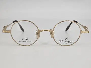 미사용 데드스탁 RETRO SPECS 라운드 안경 사바에 제작