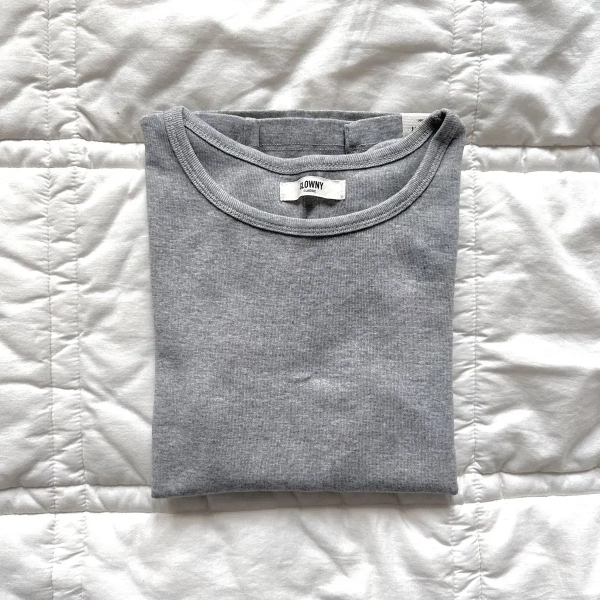 [새상품] 글로니 3/4 G CLASSIC TEE (Gray) 무신사