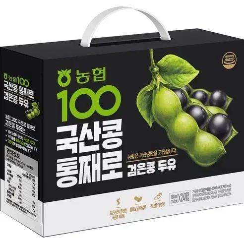 농협 국산콩두유 190ml x 24개 48개