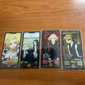 도쿄 리벤저스 스마트 라이크 카드 18장 세트