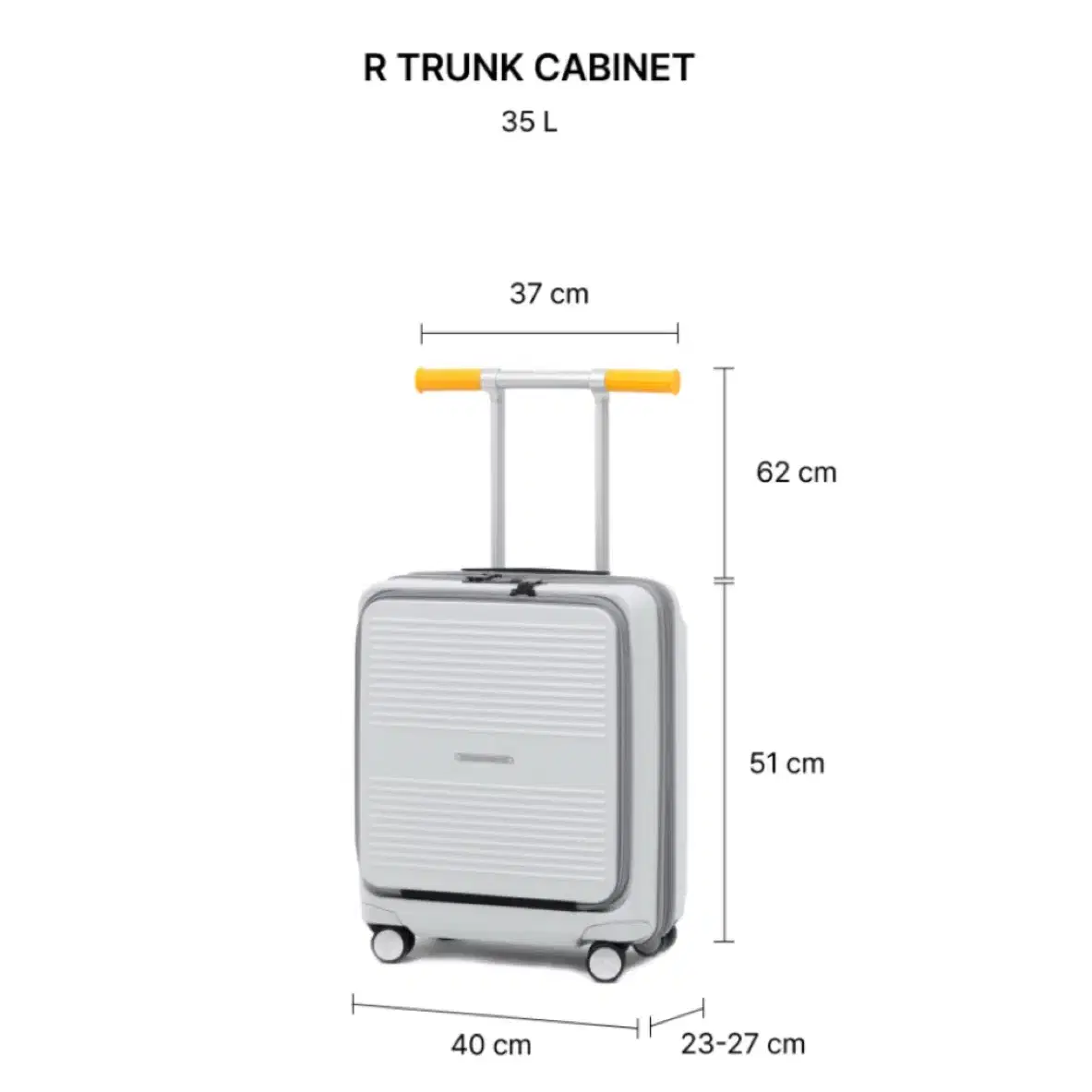 (새상품) 로우로우 R TRUNK 100 CABINET 35L 캐리어