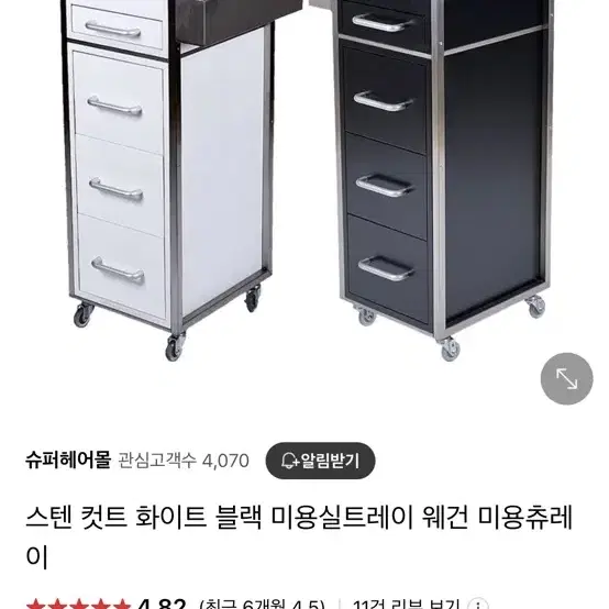 스텐미용츄레이