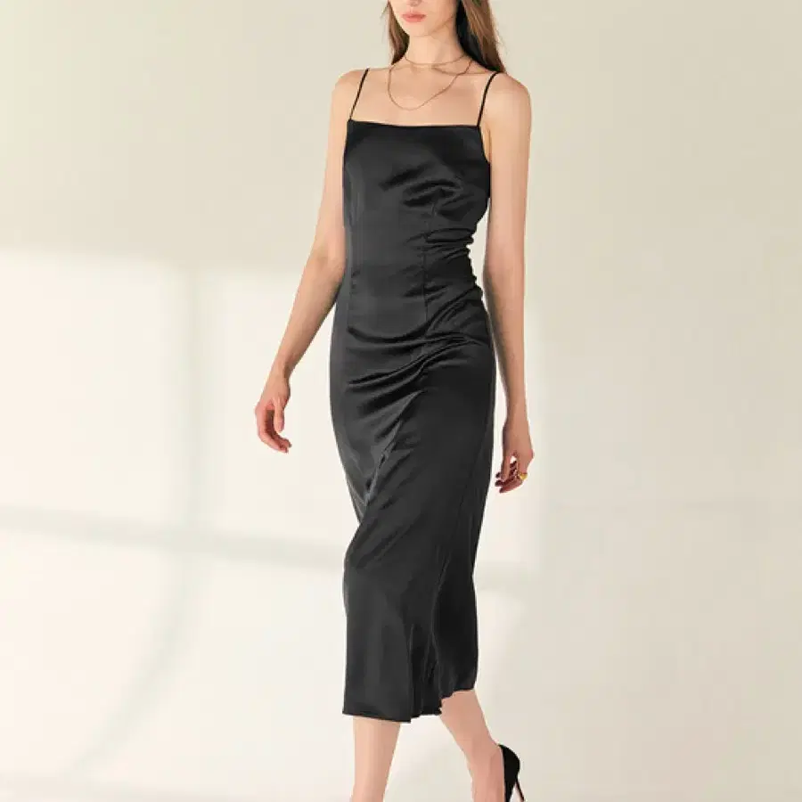 [브라이드앤유] A-line slip long dress