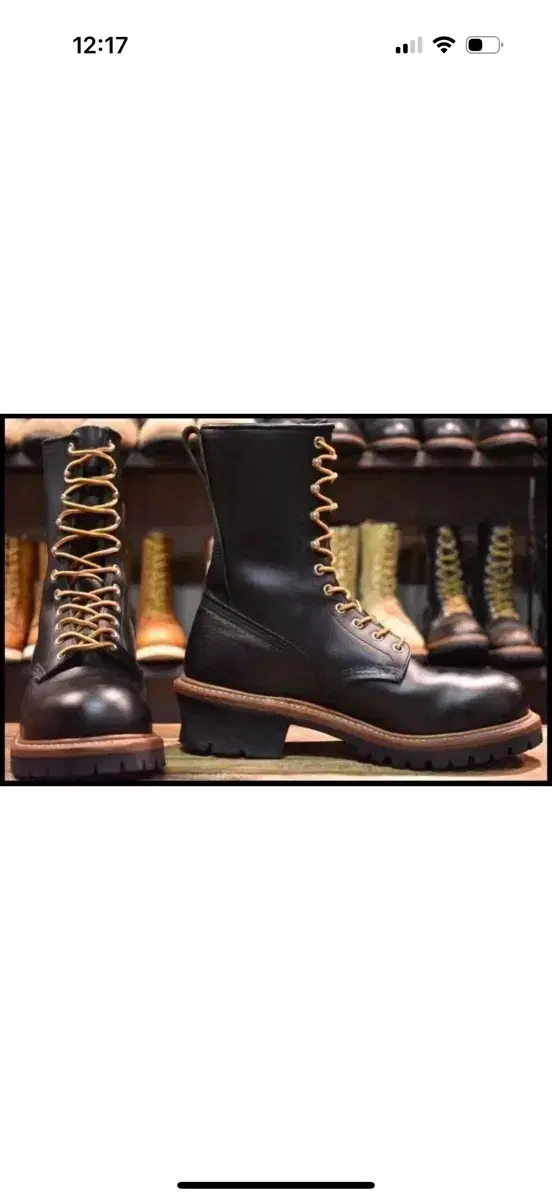 Red Wing 레드윙 8210 Logger Boots Black