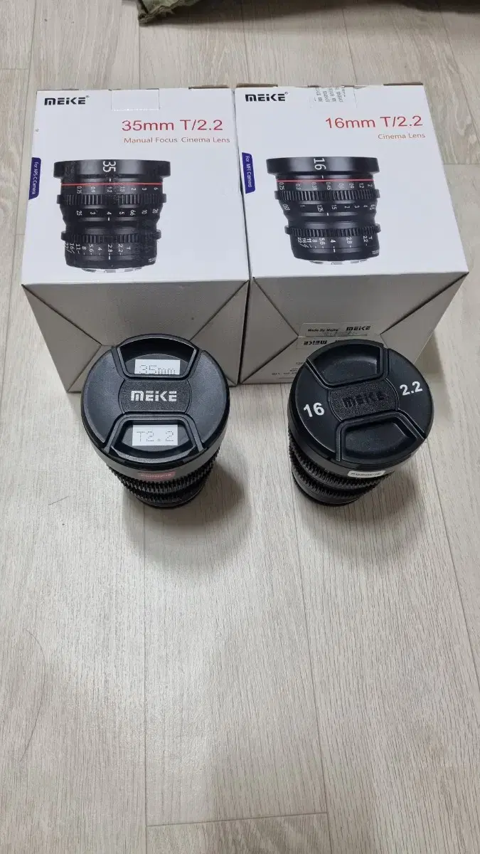 MEKE T2.2 16mm, 35mm 시네렌즈