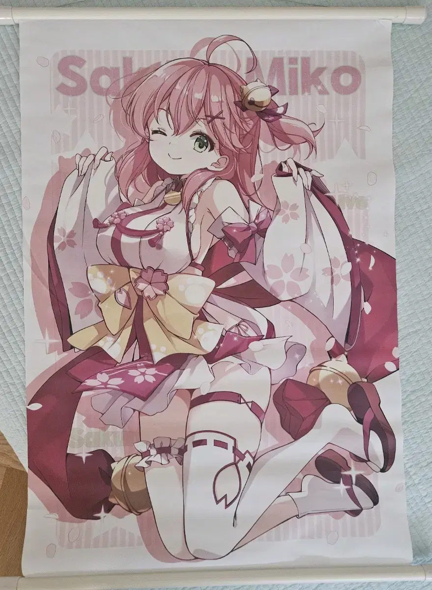 HoloLive sakura MICO / Laplace Darkness Seeko Tapestry for sale