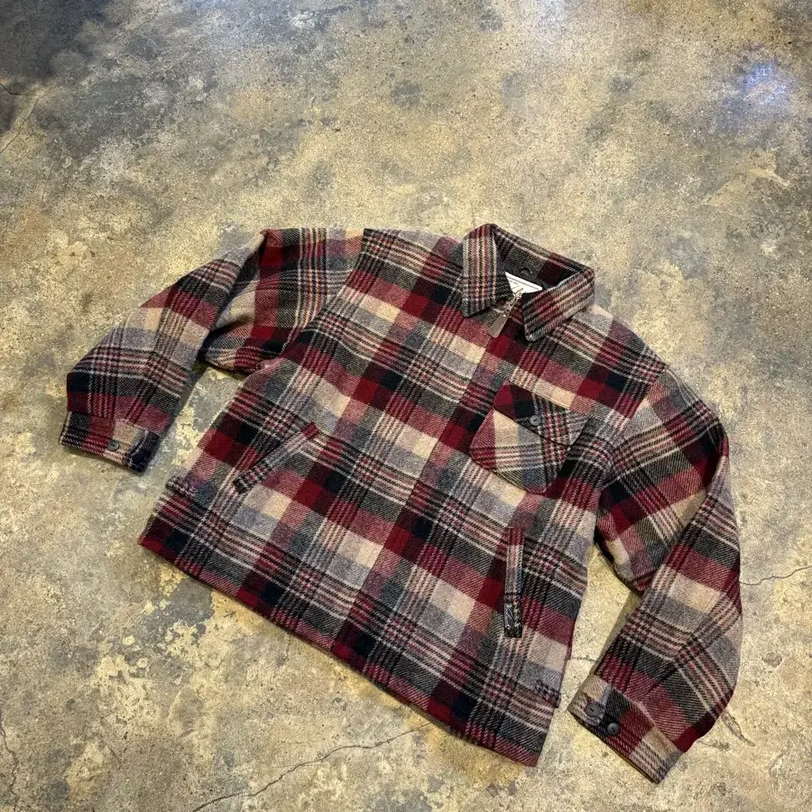 00s WoolRich 울리치 울 체크 자켓(라지)