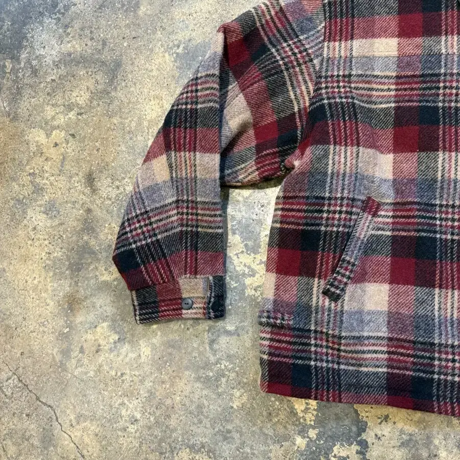 00s WoolRich 울리치 울 체크 자켓(라지)