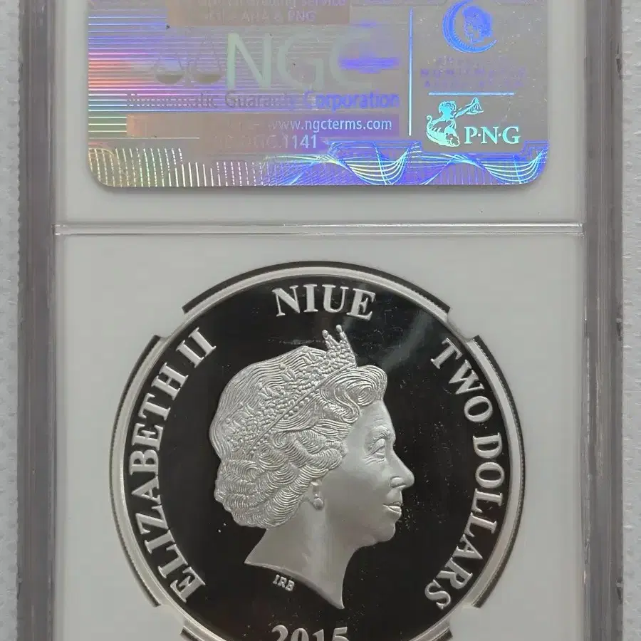 2015 NIUE S$2YEAR OF THE GOATCOLORIZED