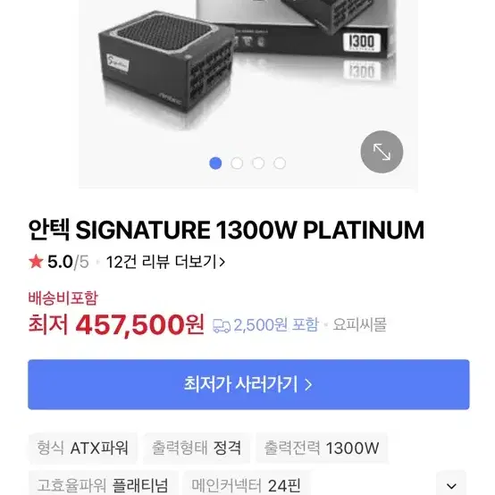 안텍 SIGNATURE 1300W PLATINUM