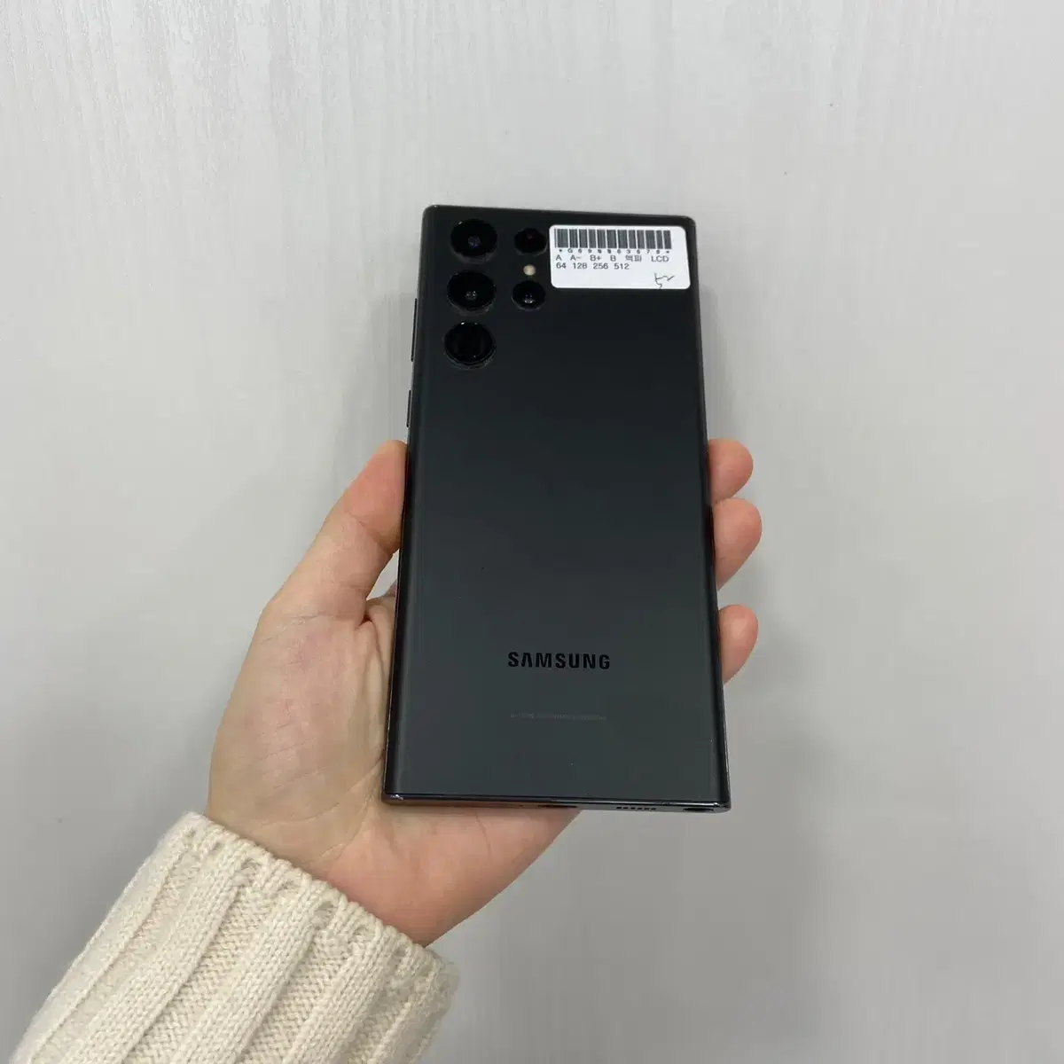 갤럭시S22울트라 블랙 256GB 부산 중고폰 팝니다 63678