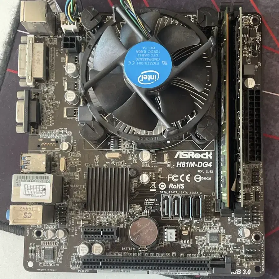 Asrock h81m-dg4 cpu 세트