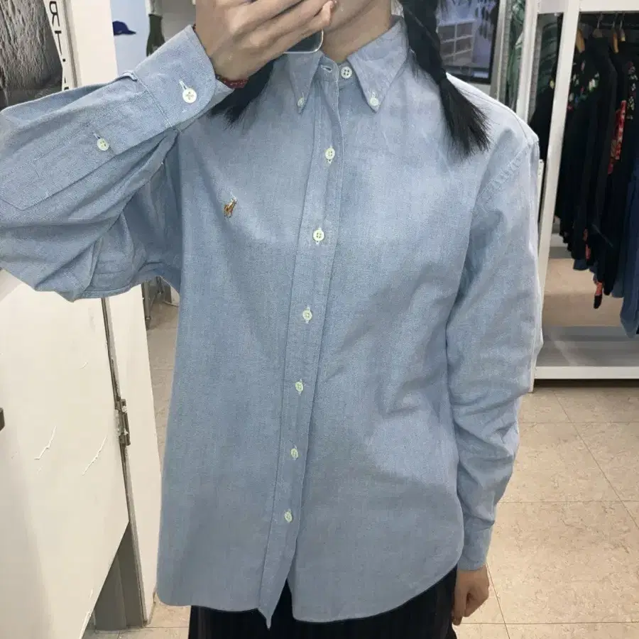 (size4) POLO 폴로 랄프로렌 솔리드 셔츠 (대학로점)