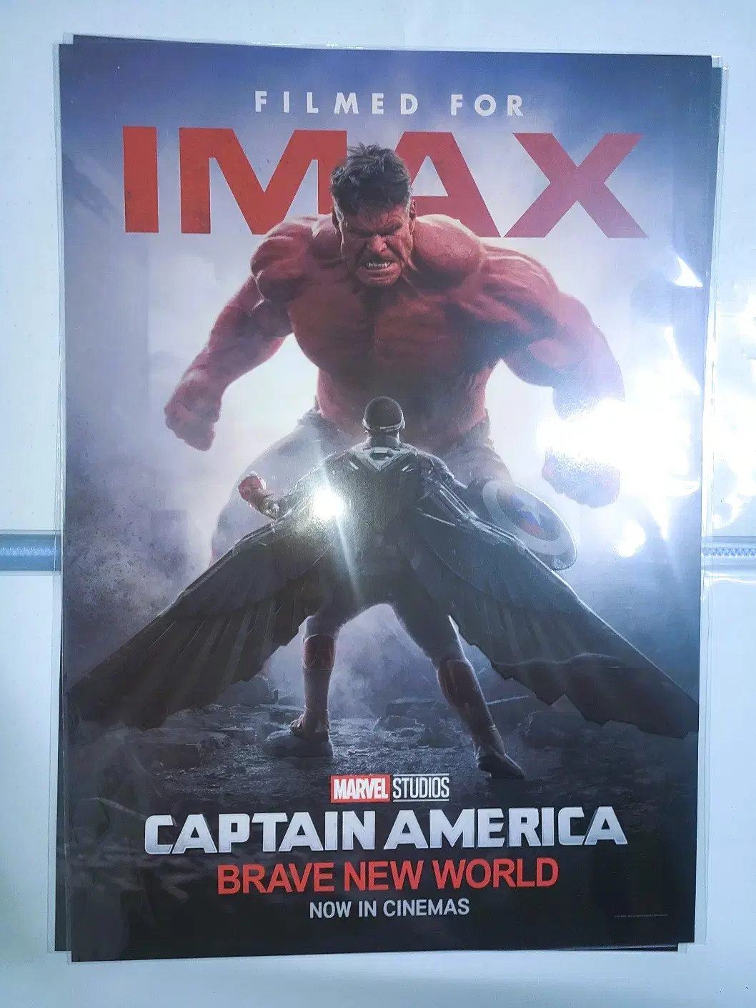 CGV TTT + IMAX 포스터 - 캡틴아메리카 브레이브 뉴 월드