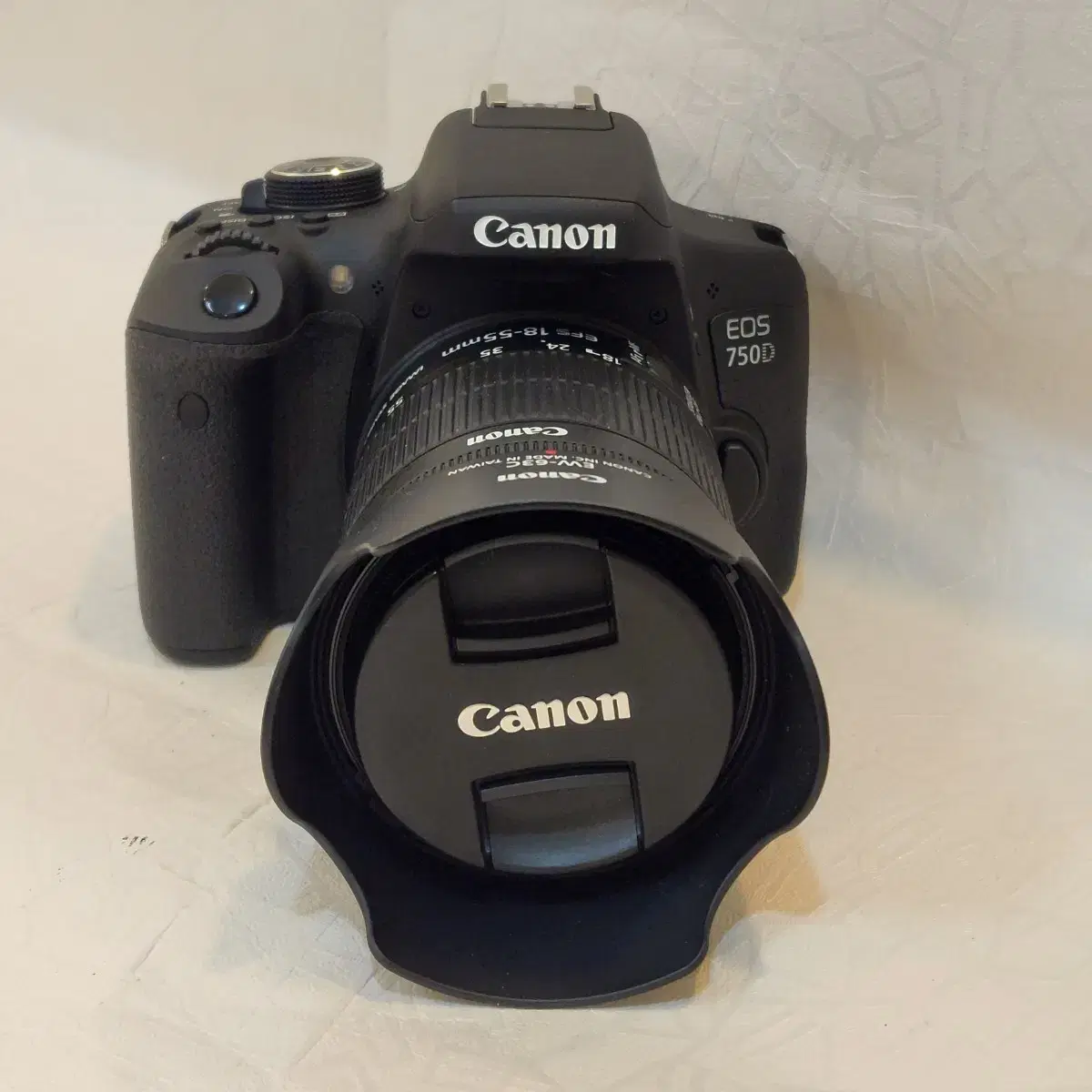 [중고]캐논 정품 EOS 750D 18-55 is STM 컷수353컷