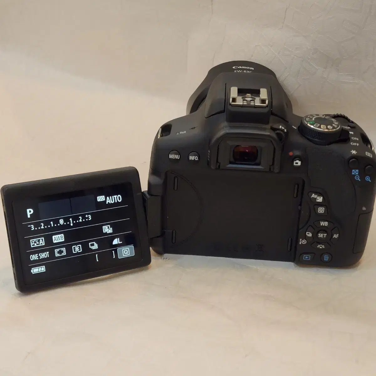 [중고]캐논 정품 EOS 750D 18-55 is STM 컷수353컷