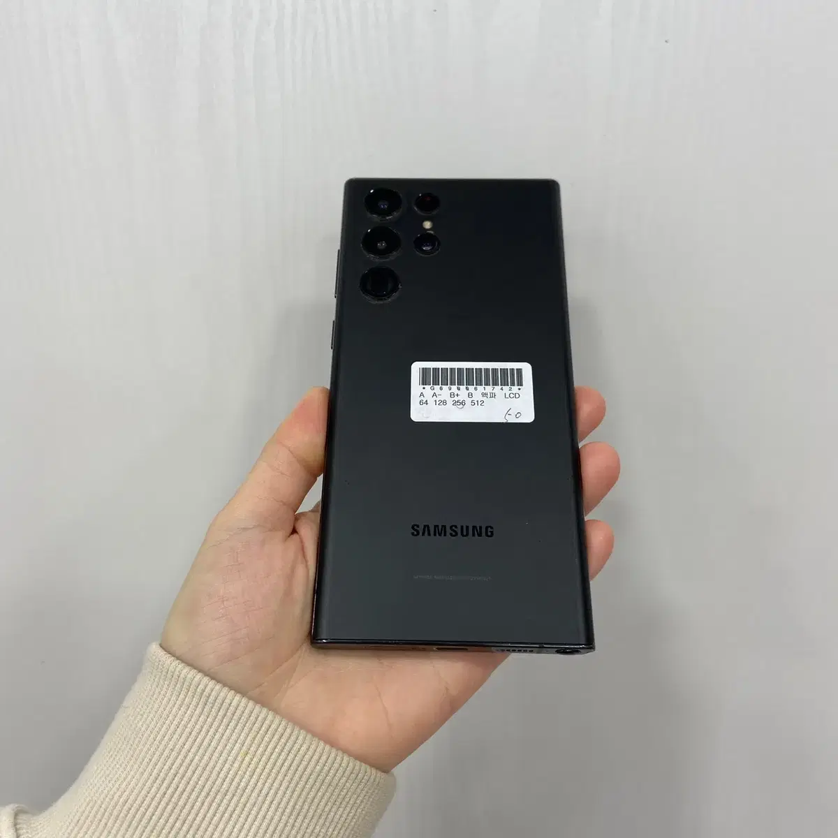 갤럭시S22울트라 블랙 256GB 부산 중고폰 팝니다 61742