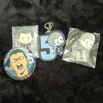 하이큐 타나카 류노스케 아크릴 스탠드 & 캔배지 & 키링