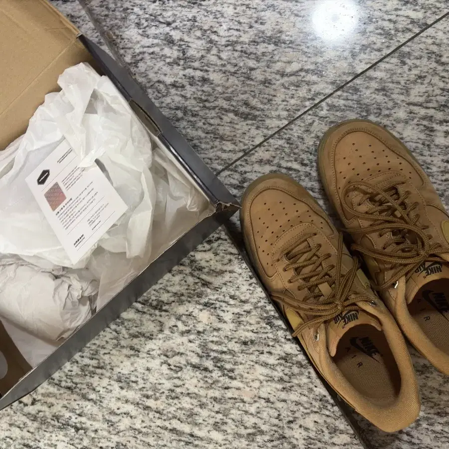 Nike Air Force 1 07 WB Flax Wheet 265