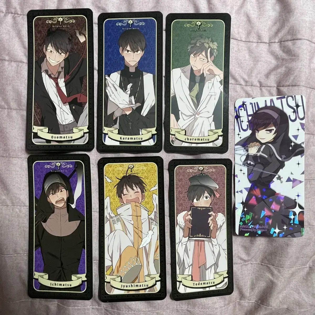 Osomatsu-san Religion Mats Card Tech Bulk Sale