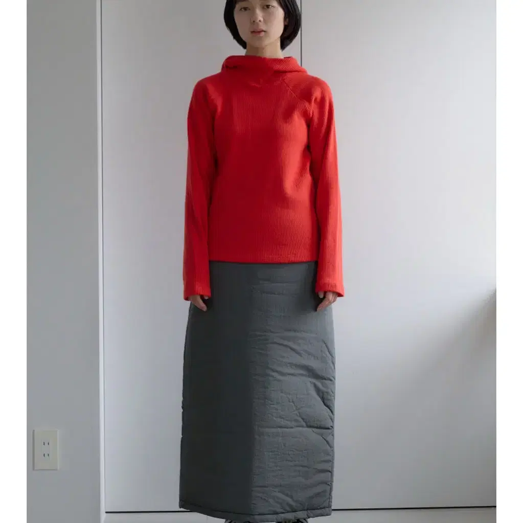 페스토 Padded long skirt Dark Moon