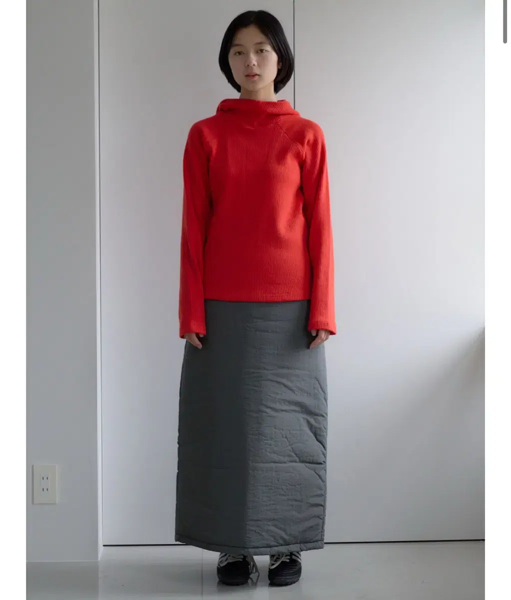 페스토 Padded long skirt Dark Moon