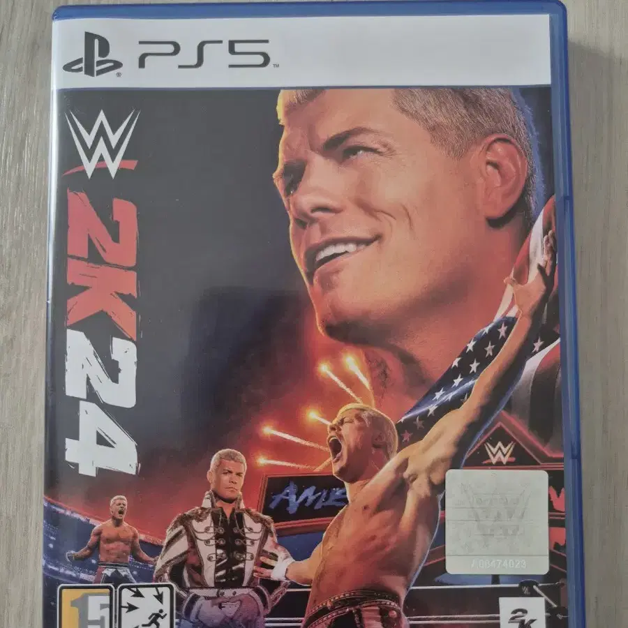 플스5 WWE 2K24 타이틀