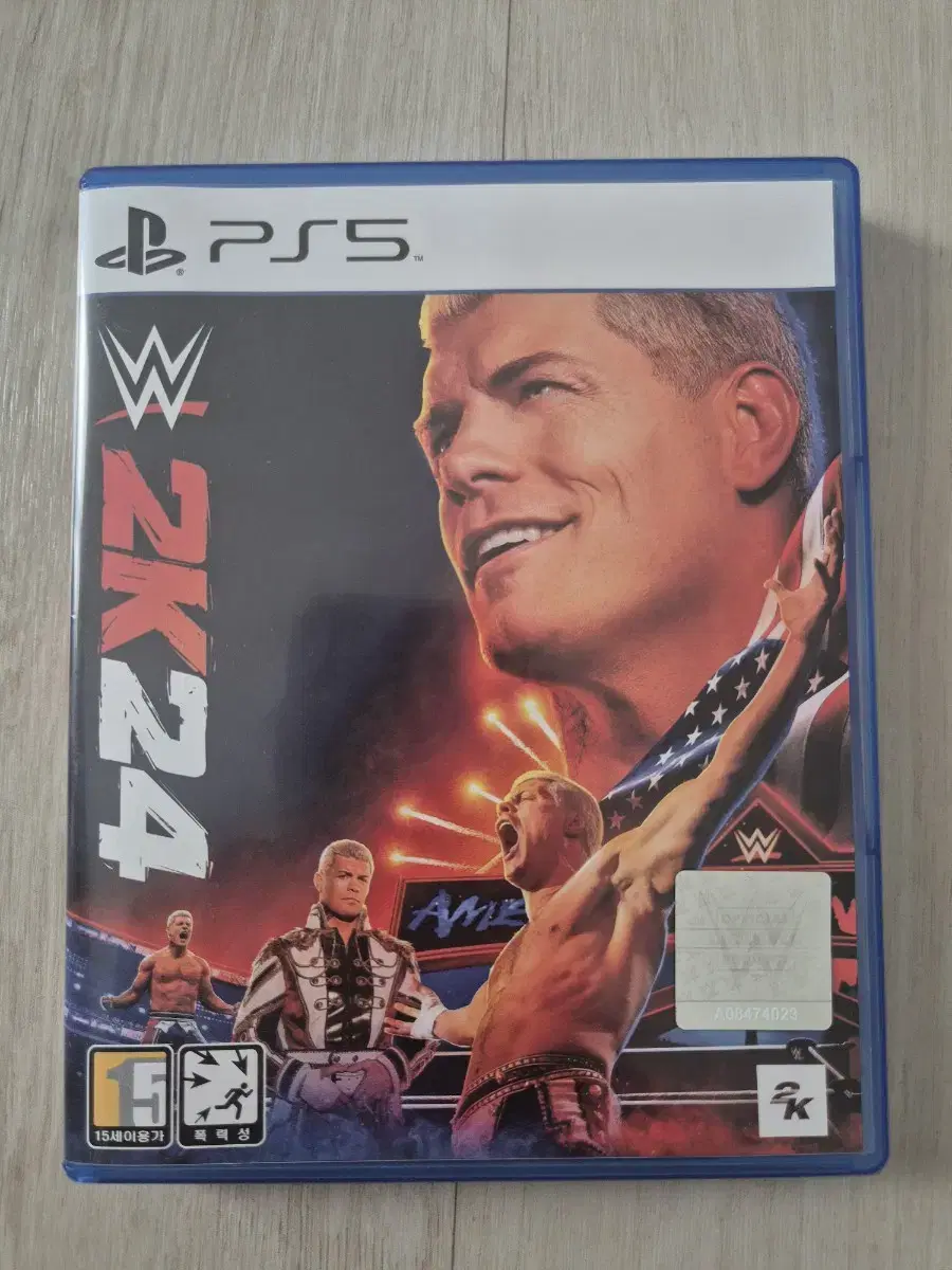 플스5 WWE 2K24 타이틀