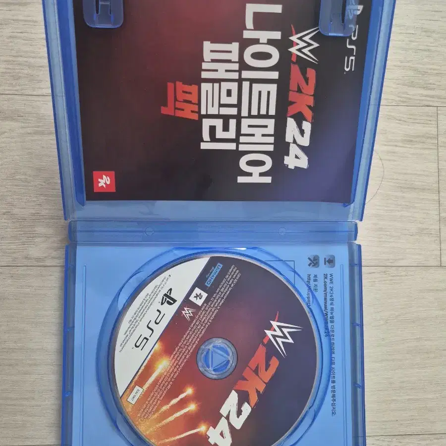 플스5 WWE 2K24 타이틀