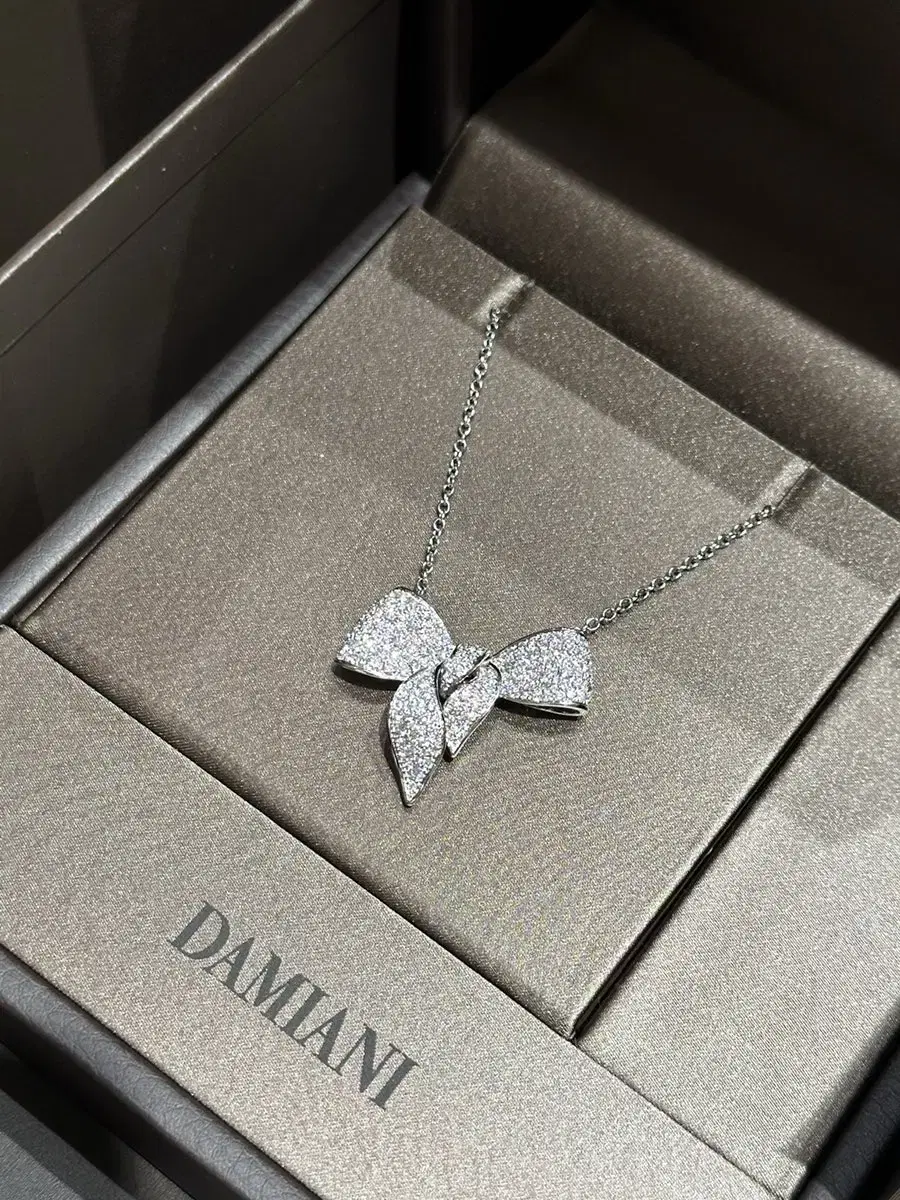 Two Damiiani P.O. Diamond Necklaces (almost new) have arrived in Korea