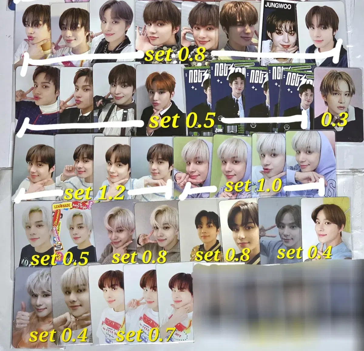 엔시티NCT127정우김정우포카네이션이즈위무모샵엔시티존팩트체크중국미공포럭드