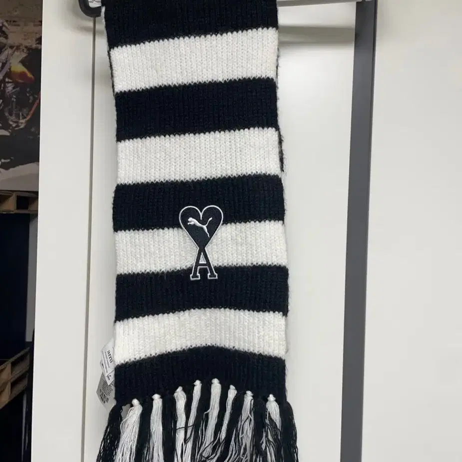 Puma x AMI Scarf Black White