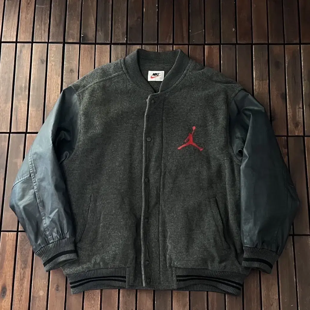 Nike Jordan 나이키 조던 90s 소가죽 모직 바시티 자켓