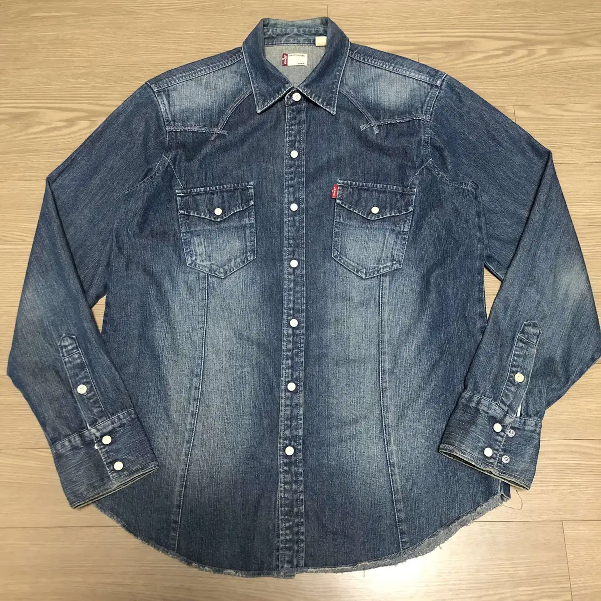 M) 리바이스 Levi's 중청 데님 웨스턴셔츠 리바이스 웨스턴 셔츠