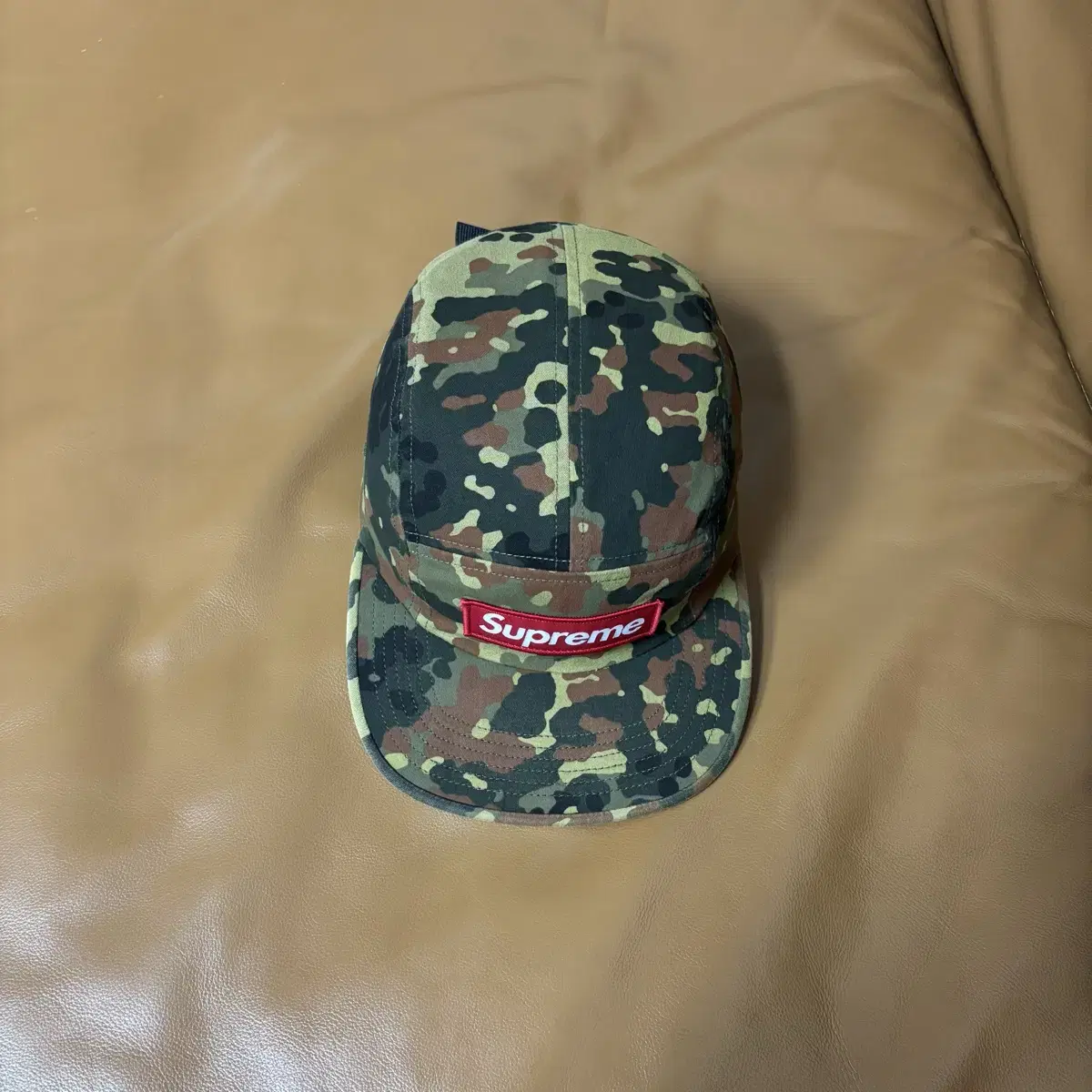 Supreme 슈프림 밀리터리 카모 캠프캡 모자 (Washed Camo)