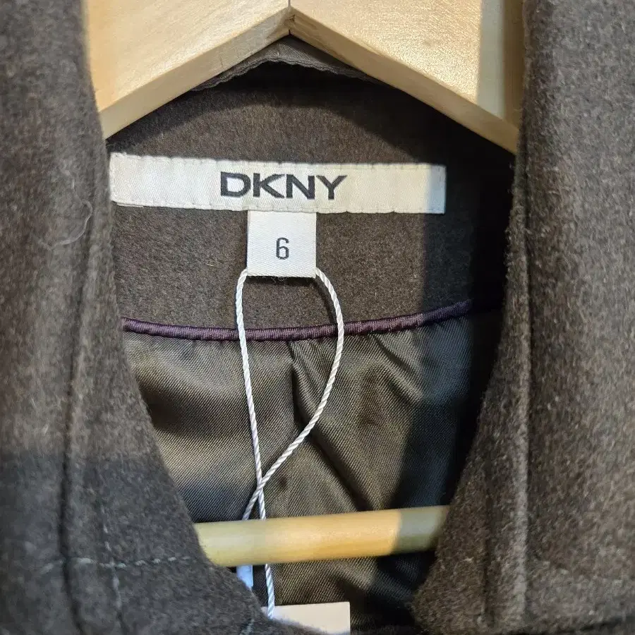 DKNY 여성 울자켓 울코트 하프코트