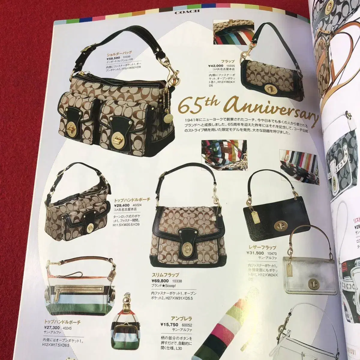 COACH 00's 65th Multi Pocket Bag 2006 모델