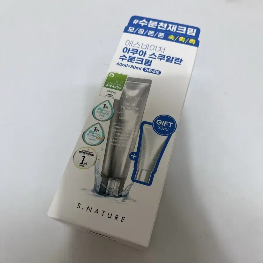 에스네이처 수분크림 60ml+30ml