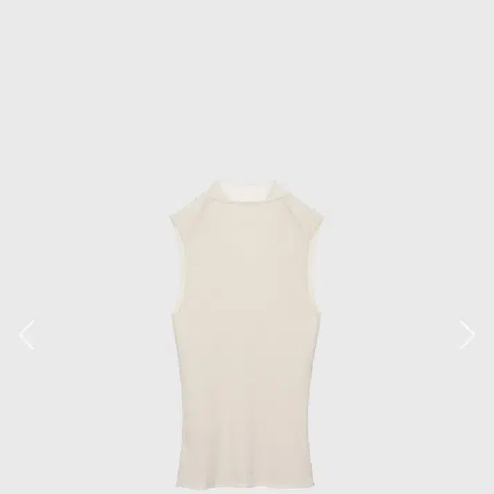 모노하 Clean sleeveless (light beige)