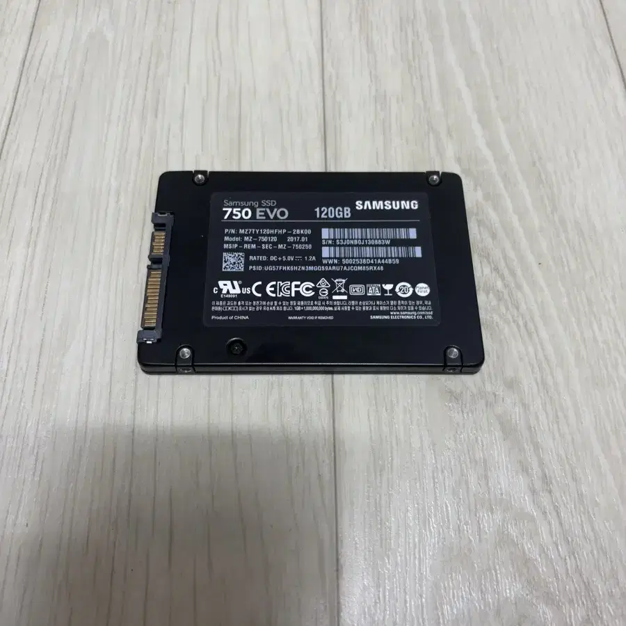 삼성 SSD 750 EVO 120GB SSD