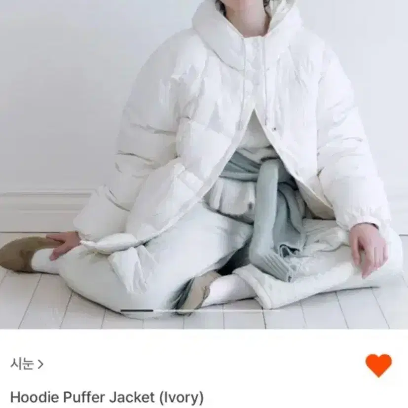 시눈 hoodie puffer jacket