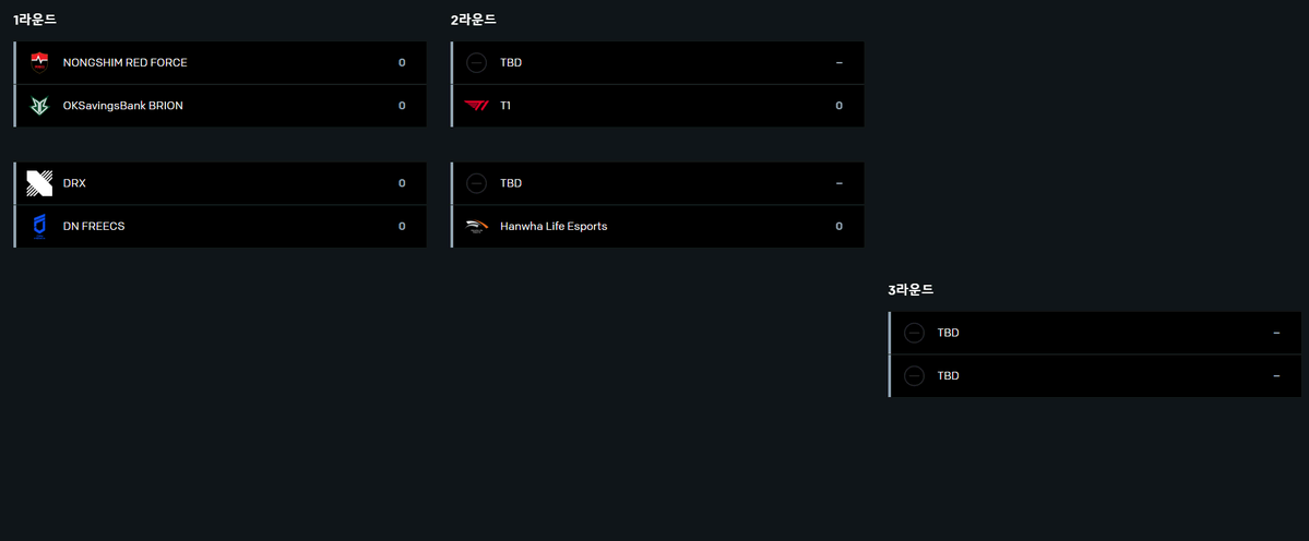 LCK CUP 2/9 플레이인 3R 동반입장