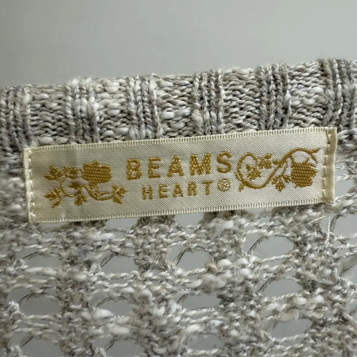 BEAMS HEART 시스루 집업