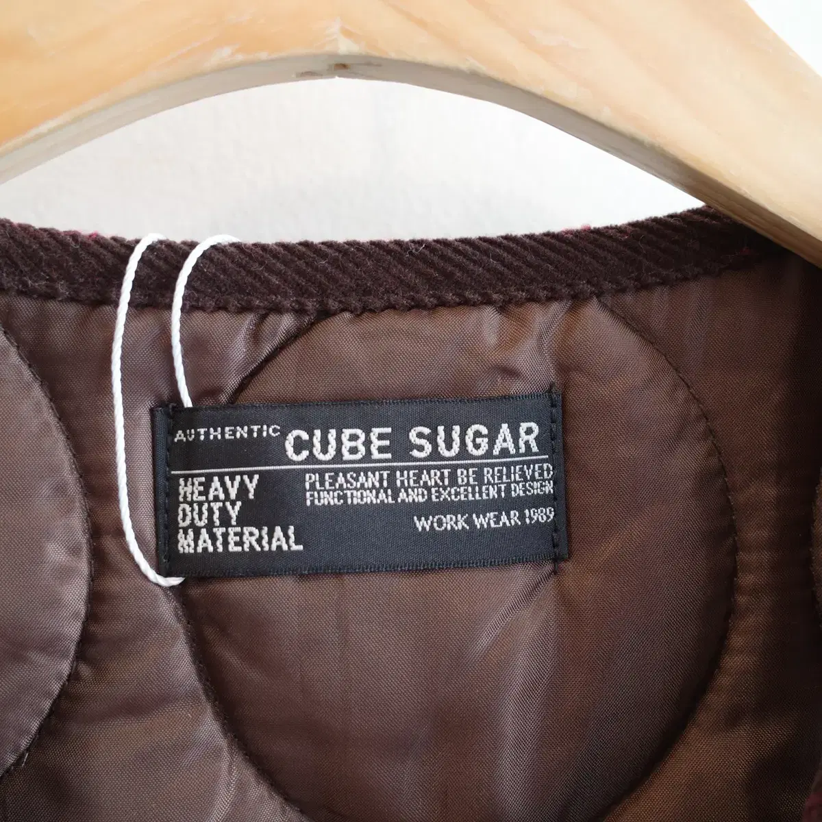 CUBE SUGAR 퀼팅 베스트