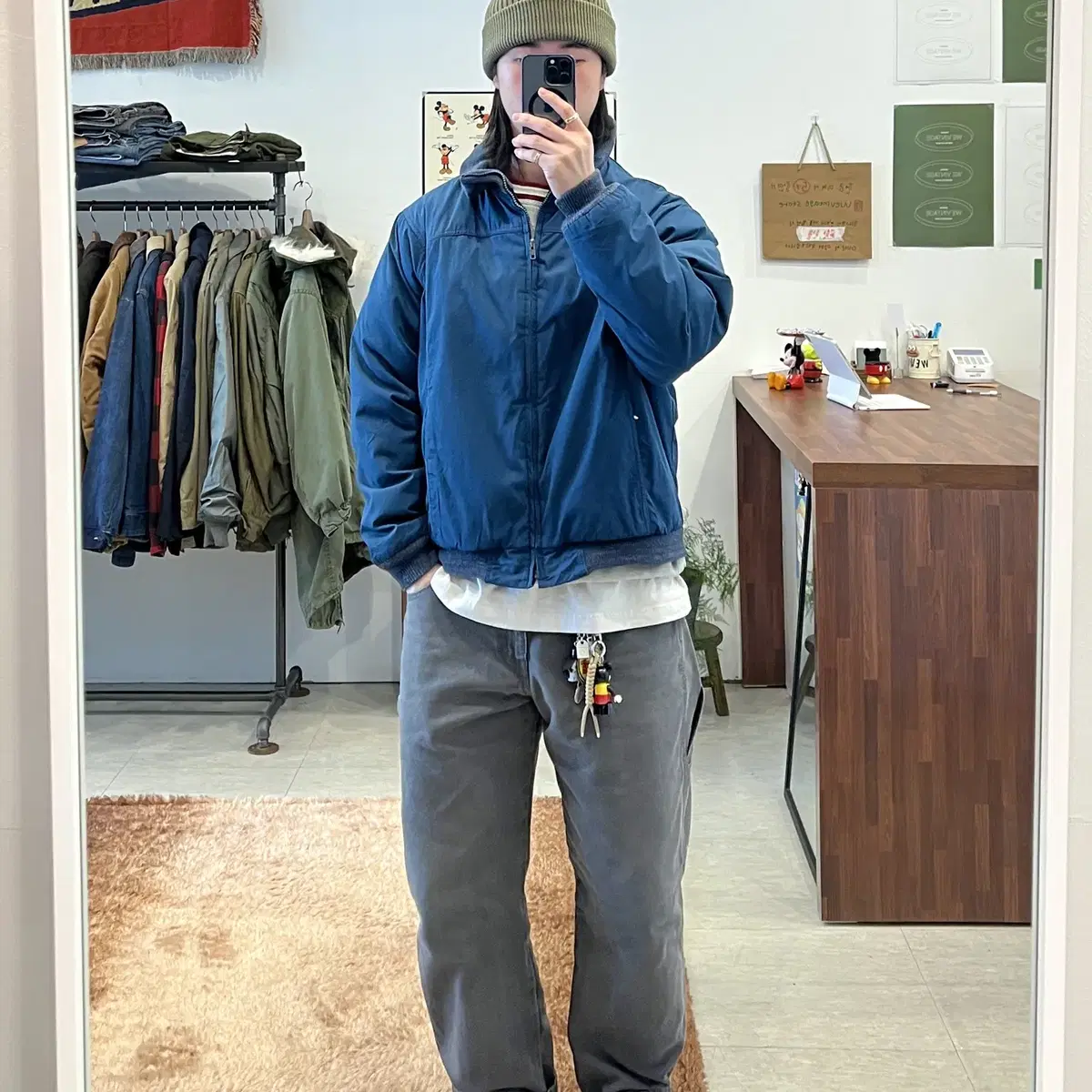 60-70s Woolrich 울리치 빈티지 봄버 자켓