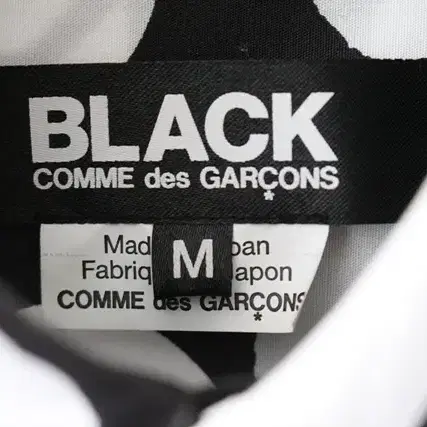 BLACK COMME des GARCONS 꼼데가르송 블랙 셔츠